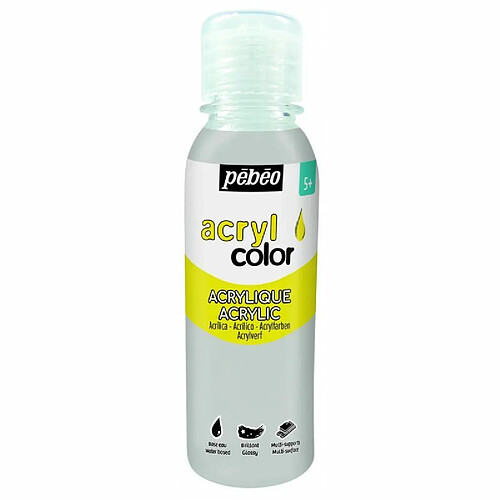 Pebeo Peinture acrylique multi-surfaces - Argent - 150 ml