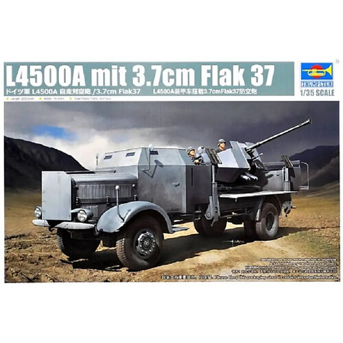 Trumpeter Maquette Camion L4500a Mit 3.7cm Flak 37