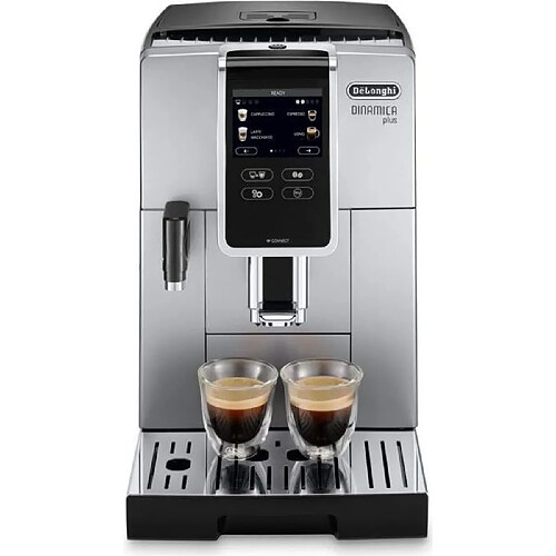 De''Longhi Machine à café Expresso Broyeur Dinamica Plus - DE'LONGHI ECAM370.85.SB - Écran Fulltouch 3,5" - Lattecrema System - 2 Thermoblock