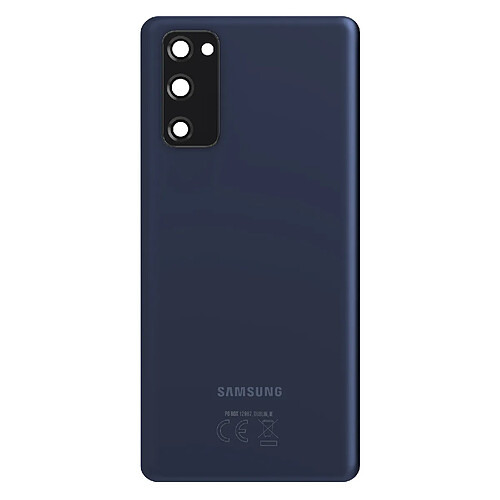 Samsung Vitre arrière pour Samsung Galaxy S20 FE Original Service Pack Bleu