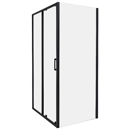 Beliani Cabine de douche YORO 80 x 100 x 185 cm Noir