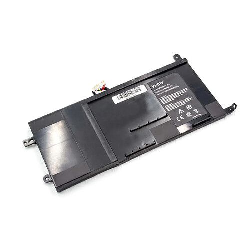 vhbw batterie compatible avec Hasee Z7M-I78172D1, Z7M-i7D0, Z7M-I7R0, Z7M-KP5DC, Z7M-KP5GC, Z7M-KP5GH laptop (4050mAh, 14.8V, Li-Ion, noir)