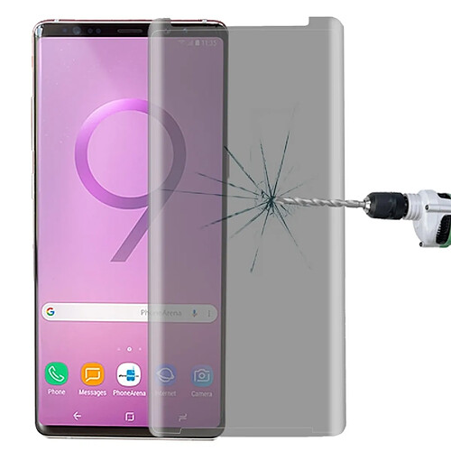 Wewoo Protection anti-reflets anti-éblouissants Film de verre trempé 3D Edge Edge 0.3mm pour Galaxy Note 9