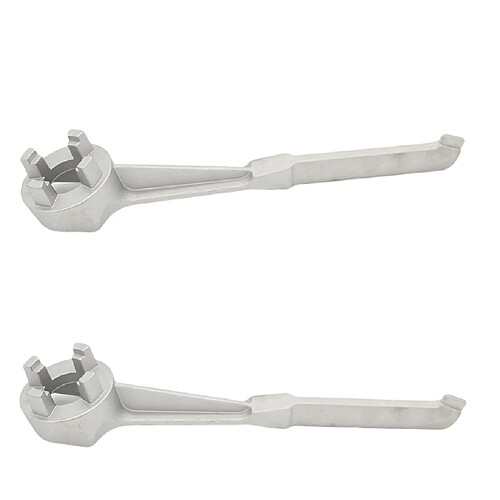 Clé à Bonde En Aluminium 2 Pièces Pour Tambours 2 "3/4" Bouchons De Bonde Ajustement Universel