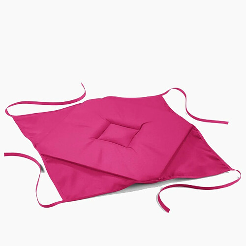 Paris Prix Galette de Chaise Essentiel 36x36cm Fuchsia