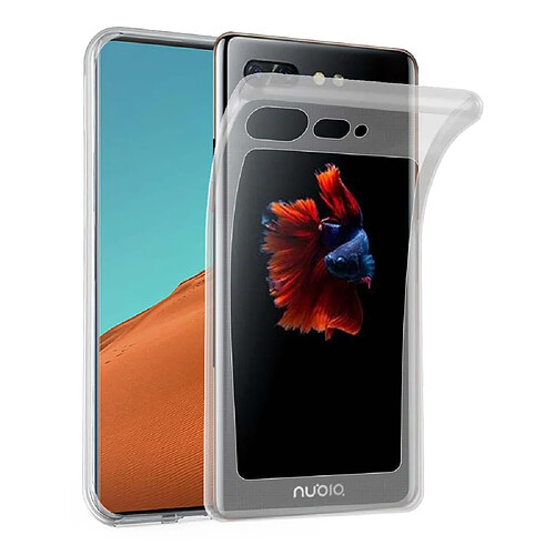 Cadorabo Coque ZTE Nubia X Etui en Transparent