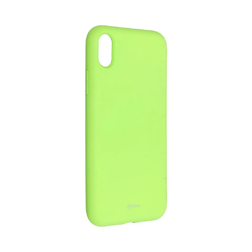 etui roar colorful jelly coque pour iphone xr lime