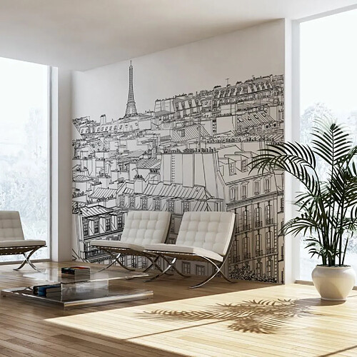 Paris Prix Papier Peint Croquis Parisien II 450x270cm