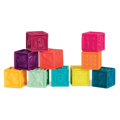 mybtoys 10 blocs a empiler acidules