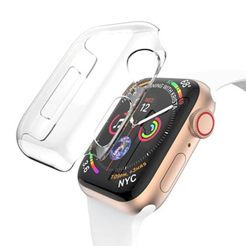 Wewoo Coque intégrale pour Apple Watch Series 4 44mm (Transparent)