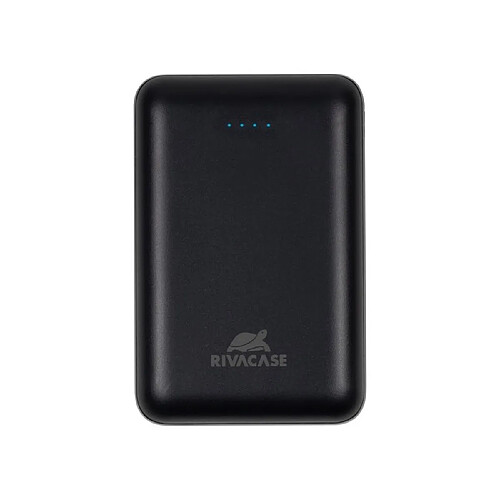 Rivacase Powerbank 10000mAh Compact Type-C Input Output 2 USB-A Noir