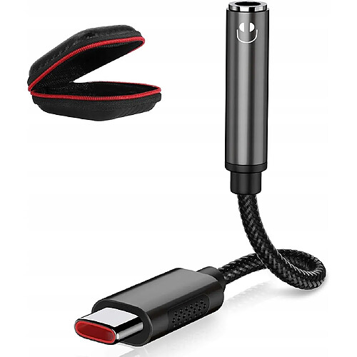 GUPBOO Adaptateur Audio USB-C vers Jack 3.5mm+ Boitier,JL746