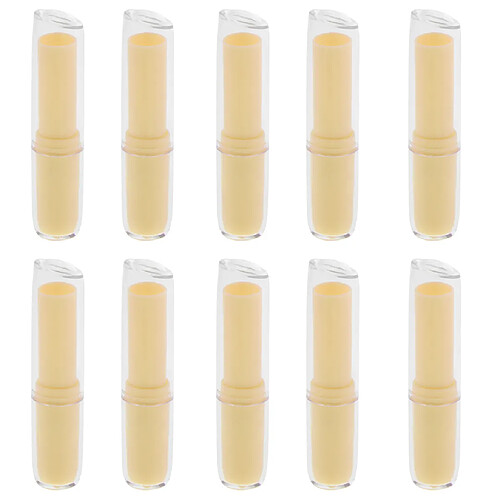 10 Pcs Vide Rouge À Lèvres Tube Baume À Lèvres Contenant DIY Cosmétique Maquillage Outils Orange