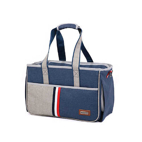 Universal Sac à main pour chien en tissu d'Oxford Sac à main pour chien et chat Porte-sac à main de voyage Sacs à main portables Sacs à bandoulière Fournitures pour animaux de compagnie