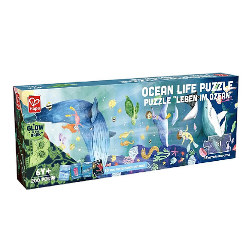 Hape Puzzle geant Ocean brille dans le noir