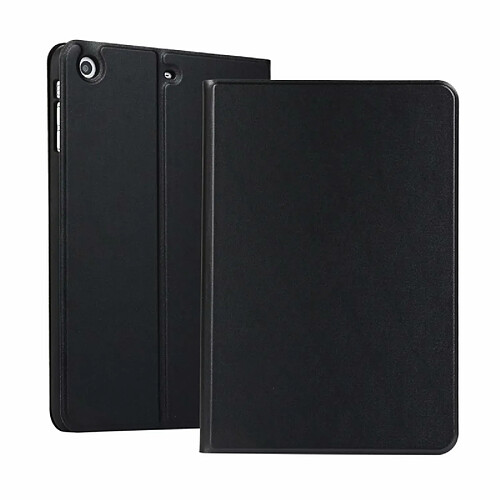 Wewoo Smart Cover Etui en cuir élastique de couleur unie à gauche et à droite pour iPad Mini 1 / 2 / 3 avec support fonction de veillecoque inférieure TPU Soft Shell Noir