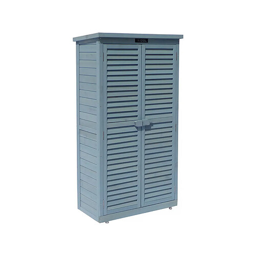 Habitat Et Jardin Armoire de jardin Space - 87 x 46.5 x 160 cm - Bleu ciel