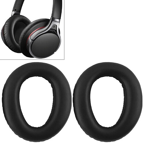 Wewoo Coussinets Mousse Étui de protection pour casque avec une éponge et une paire de boucles Sony MDR-10RBT / 10RNC / 10R