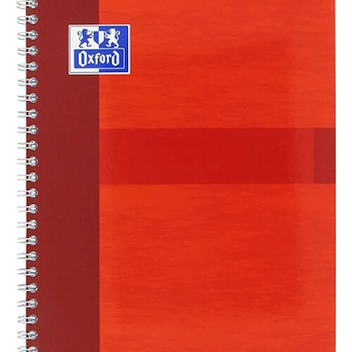 Cahier spirale Oxford Office 17 x 22 cm - grands carreaux - 100 pages