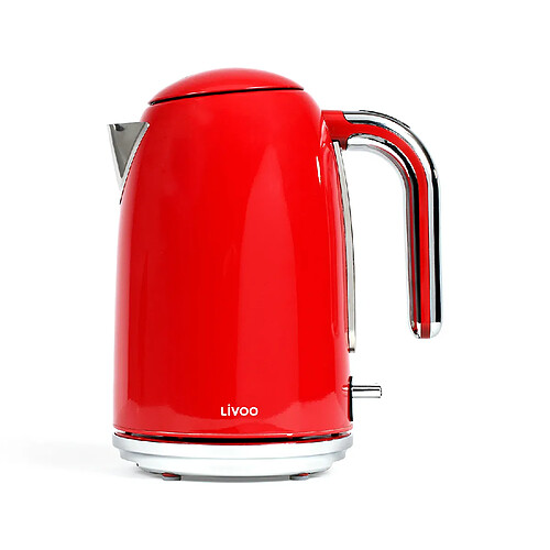 Bouilloire électrique 1.7l 2200w rouge - dod180r - LIVOO