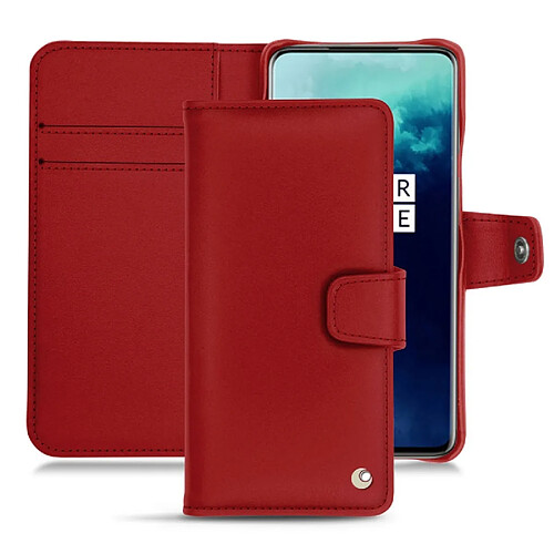 Noreve Housse Cuir OnePlus 7T Pro Rouge