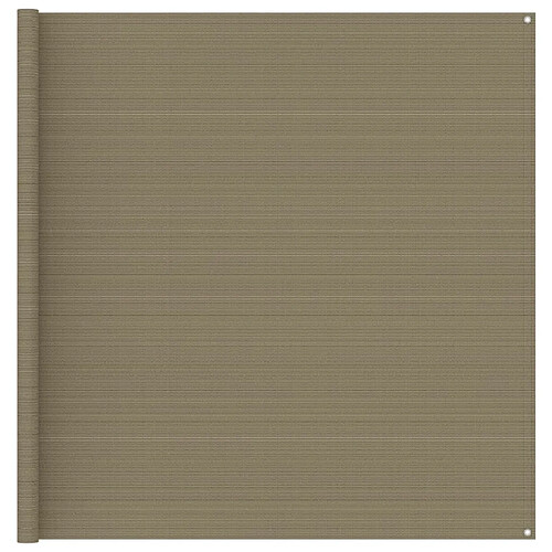 vidaXL Tapis de tente 200x300 cm Taupe