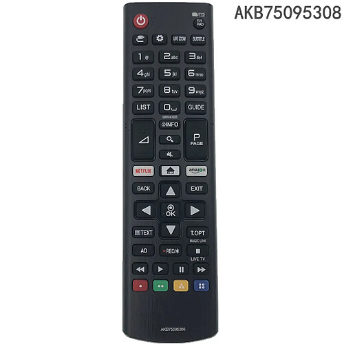 GUPBOO Convient pour la télécommande LG TV AKB75095308 Smart TV 32LJ610V