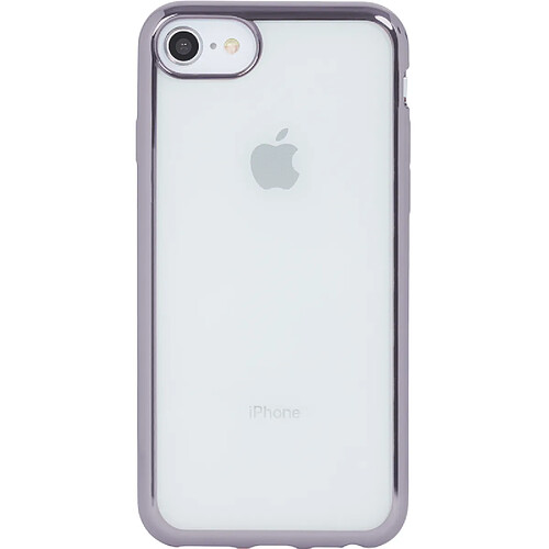 BIGBEN Coque semi-rigide transparente métal Gris sidéral pour Iphone 6/6S/7/8