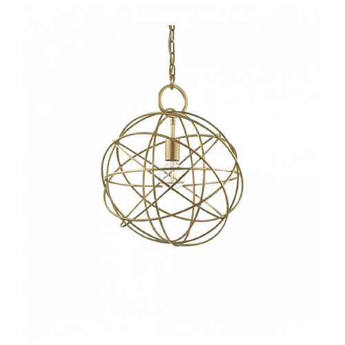 Ideal Lux Suspension Dorée KONSE 1 ampoule