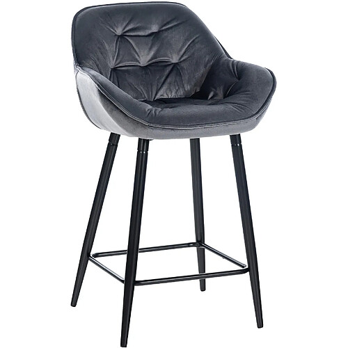 Non Tabouret de bar Gibson velours