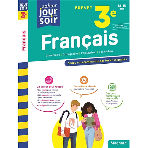 Français 3e, 14-15 ans : brevet : conforme au programme