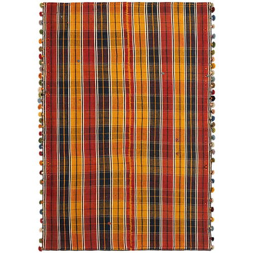 Vidal Tapis de laine 220x150 jaune Jajim