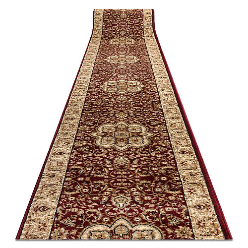 RUGSX Tapis de couloir HEAT-SET ROYAL AGY 0521 bordeaux 150 cm 150x250 cm