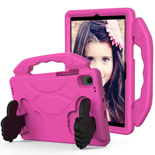 Coque en TPU antichoc avec béquille rose pour Samsung Galaxy Tab A8 10.5 (2021)