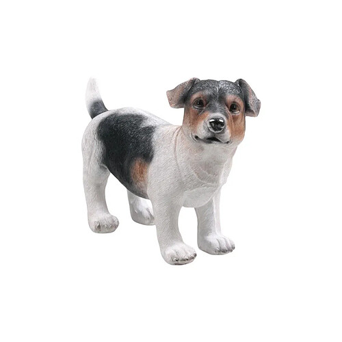 Farmwood Animals Chien Jack russel en résine 39 x 18 x 26 cm tricolore.