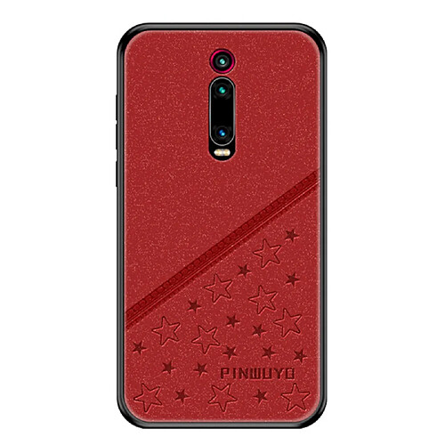 Coque en TPU + PU rouge pour votre Xiaomi Redmi K20/Redmi K20 Pro/Mi 9T/Mi 9T Pro