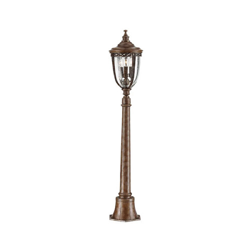 Elstead Lighting Lampe sur pied extérieur English Acier,Verre pressé Bronze britannique