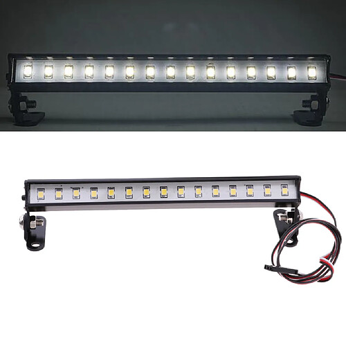 Barre Lumineuse En Aluminium RC 15 LED 139 Mm Pour Camions De Course Courte 1:10 1: 8 TRX4 A