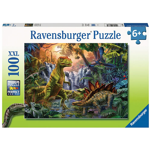 Ravensburger Puzzle 100 p XXL - L'oasis des dinosaures