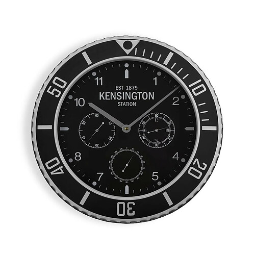 Horloge Murale Versa Kensington Métal 5 x 40 x 40 cm