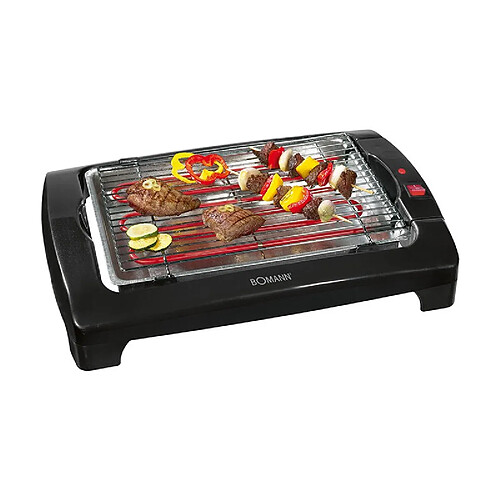 Barbecue Grill électrique de table 2000W Bomann BQ 1240 N CB Noir