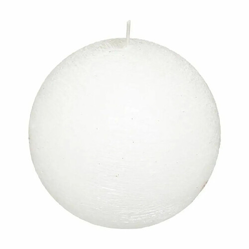 Bougie Boule Déco Colorama 380g Blanc