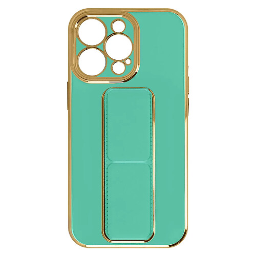 Avizar Coque iPhone 13 Pro Béquille pliable Système magnétique bleu