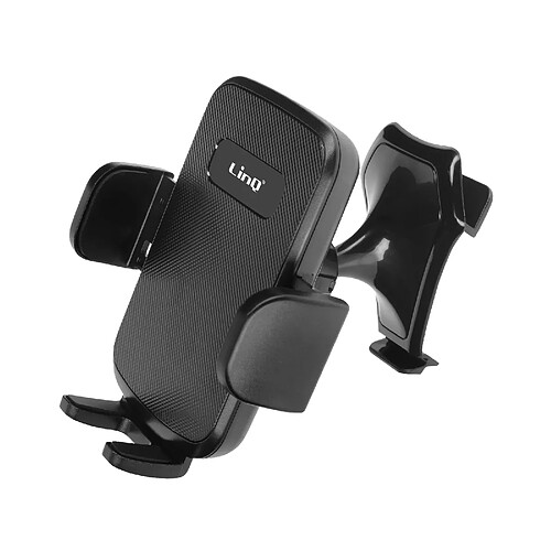 LinQ Support Voiture pour Téléphone 4.7 à 7.2 pouces Tesla Model 3 / Y Noir