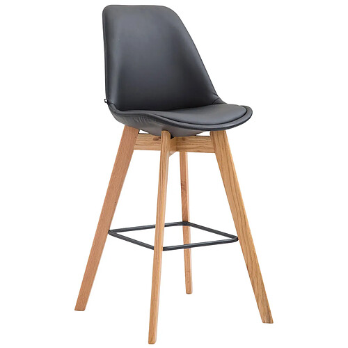 Non Tabouret de bar Metz simili cuir Natura