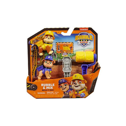 Spinmaster Pack de 2 figurines Ruben et Mix Ruben & Compagnie avec accessoires