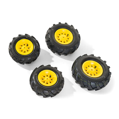 Rolly Toys rollyTrac Air Tyres 4 Pneus de tracteur Jaune