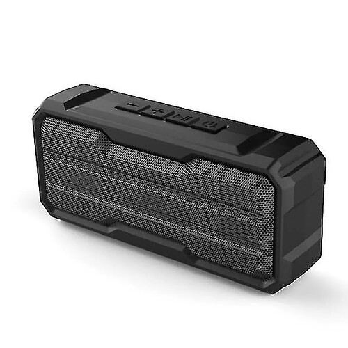 Universal Haut-parleur YH-Bluetooth 5.0, haut-parleur sans fil portable amélioré, microphone intégré IPX6, 20 heures de jeu, maison (noir)