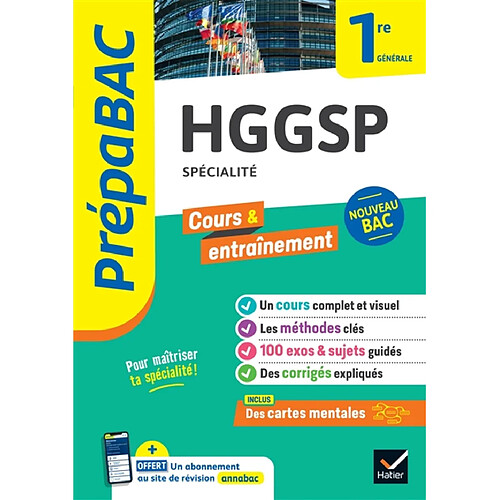 HGGSP spécialité, 1re générale : nouveau bac