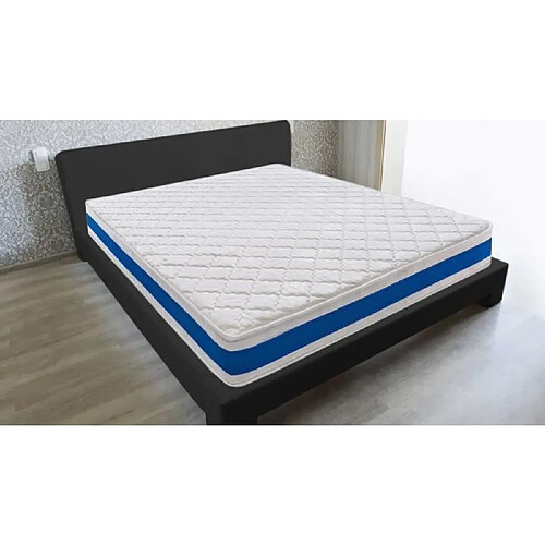 Materassi&Doghe Matelas 90x200 "H4"en mousse à 7 zones différenciées 20 cm Poids maximum 120 kg par carré